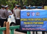Hari ke-9 Operasi Patuh Kapuas 2025, Sat Lantas Polresta Pontianak Lakukan 16 Penindakan Tilang dan 13 Teguran