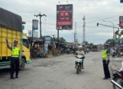 Sat Lantas Polres Batu Bara Laksanakan Gatur Pagi di Titik Rawan Macet, Pastikan Kelancaran Arus Lalu Lintas