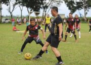 Laga Ekshibisi Penuh Semangat: Polres Batu Bara FC dan PS Pemkab Berbagi Angka dalam Semarak HUT RI ke-80