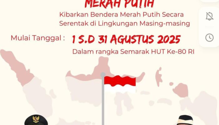 Segenap Pimpinan Keluarga Besar Kecamatan Balaraja Mengucapkan Selamat Dirgahayu RI ke 80