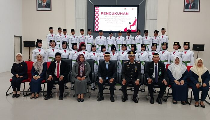 Sebanyak 29 Siswa Paskibra Kecamatan Tigaraksa di Kukuhkan, Semoga Jadi Teladan Generasi Muda