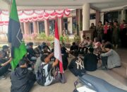 Polresta Tangerang Amankan Aksi Unjuk Rasa HMI di Kantor Inspektorat Kab. Tangerang