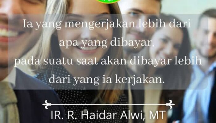 Haidar Alwi: Jangan Biarkan Keserakahan Menggerogoti Martabat Bangsa dan Menyengsarakan Rakyat.