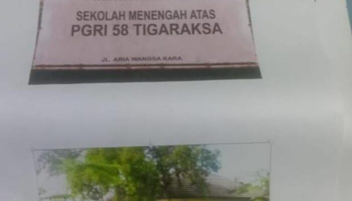 Diduga Tanah Milik Sekolah PGRI Tigaraksa diserobot Oleh Oknum Tertentu, Ada Apa?