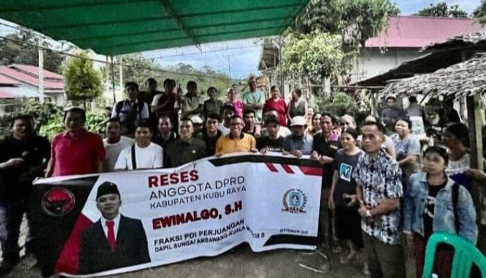 Serap Aspirasi Warga, Anggota DPRD Kubu Raya Ewinalgo Gelar Reses di Sungai Ambawang Kuala