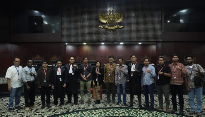 Sidang Perkara Nomor 112/PUU-XXIII/2025 Uji Materi UU Cipta Kerja terhadap Pasal-Pasal PSN DPR Absen Lagi, PSN Dipertanyakan di Mahkamah Konstitusi