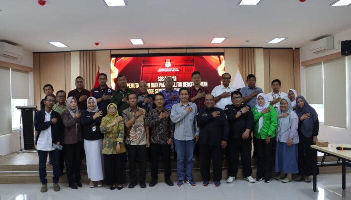 KPU Tangsel Gelar Sosialisasi Pemutakhiran Data Parpol Berkelanjutan