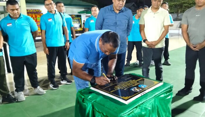 Kumdam XII/Tpr Resmikan Lapangan Basket Tri In On di Kubu Raya, Dorong Pembinaan Atlet Muda