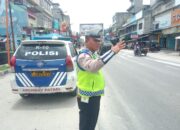 Satlantas Polres Batu Bara Gencarkan Pengaturan Lalin, Pastikan Jalinsum Lancar dan Kondusif