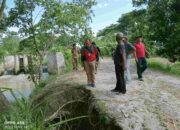 Sungai Irigasi di Karang Baru Longsor Akibat Hujan, DPRD Batu Bara Janji Tindaklanjuti   