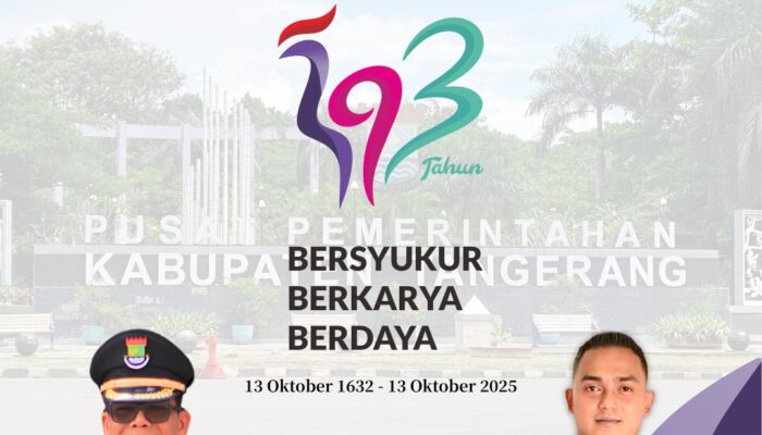 Segenap Keluarga Besar Pimpinan Jajaran dan Staff Kecamatan Pangedangan Mengucapkan Selamat HUT Kabupaten Tangerang ke 393 Bersyukur Berkarya dan Berdaya 