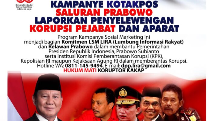 EMPAT ORMAS TABUH DAN LUNCURKAN “GONG RAKYAT MELAWAN KORUPSI” DI HARI SUMPAH PEMUDA 2025