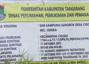 Proyek vital pembangunan Sarana Air Bersih (SAB) di Kampung Garobok, Desa Cisoka, Kabupaten Tangerang, kini berada di tengah badai kontroversi.