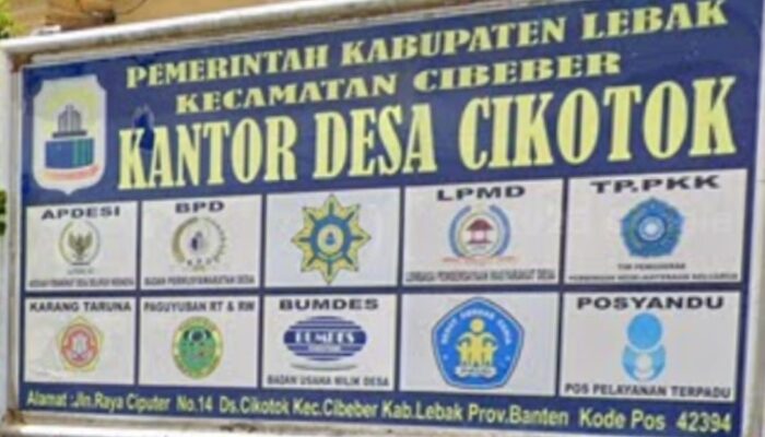 Kepala Desa Cikotok Memilih Bungkam Saat Dikonfirmasi Terkait Pengelolaan Serta Dugaan Pemotongan Anggaran BUMDes.