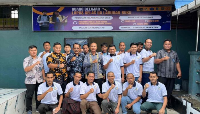 16 Warga Binaan dan 13 Petugas Lapas Labuhan Ruku Antusias Ikuti Program Perkuliahan, Tingkatkan SDM untuk Masa Depan