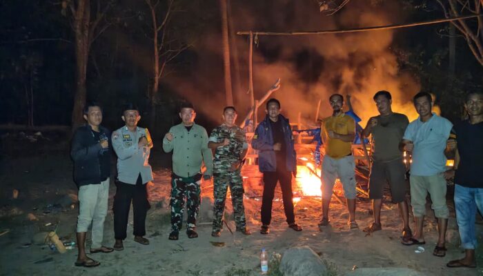 Polsek Ujung Loe Bakar Arena Sabung Ayam di Desa Seppang, Propam: Silahkan dilaporkan Dugaan Keterlibatan Oknum