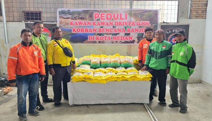 Bantuan Ojol Sumut Diharapkan Meringankan Beban Korban Bencana 
