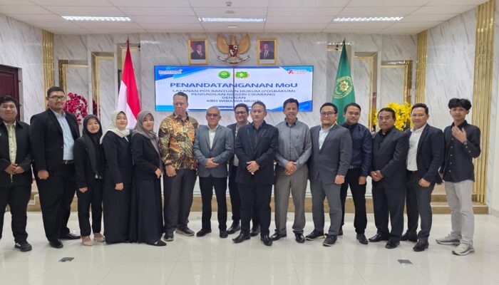 KBH Wibawamukti terpilihnya menjadi Posbakum Pengadilan Negeri Cikarang ditandai dengan penandatanganan Nota Kesepahaman (MoU)