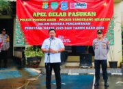 Camat Pondok Aren Hadiri Apel Gelar Pasukan Pengamanan Natal 2025 dan Tahun Baru 2026