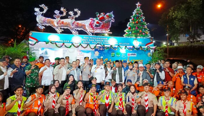 Wali Kota Tangerang Selatan Benyamin Davnie Tinjau Pengamanan Natal 2025 dan Tahun Baru 2026 di Bintaro Pondok Aren