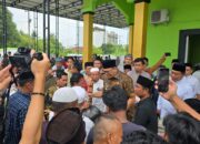 Salat Jumat Perdana di Lokasi Baru Mesjid Al-Ikhlas di Hadirin Ratusan Jemaah