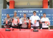 Tiga Gangster Kampungan Ditangkap, Polres Gresik Beri Tindakan Tegas Terukur