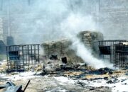 Api Lahap Kantor PT Jaya Etika Beton Pelaksana Proyek Waduk Pacal Bojonegoro, Aparat Selidiki Asal Solar