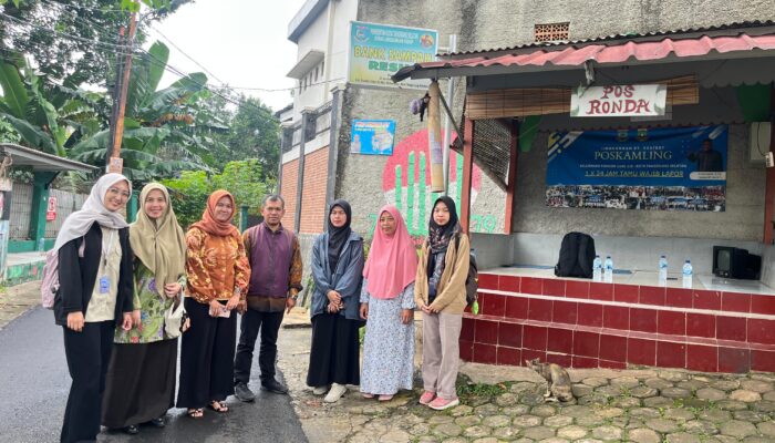 Tim KLH Tinjau Pengelolaan Sampah di Kelurahan Pondok Cabe Ilir