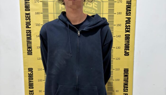 Polsek Driyorejo Amankan Pelaku Percobaan Pencurian dengan Kekerasan di Toko Sembako