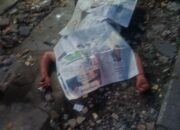 Dibacok di Bagian Perut Seorang Pria Tewas Bersimbah Darah di depan Warkop Coffe Black