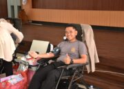 Tak Hanya Jaga Kamtibmas, Polres Gresik Turun Tangan Donor Darah Bantu Penuhi Stok Darah PMI