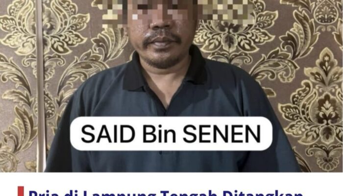 Polisi Tangkap Pria Pemilik Senjata Api Ilegal di Lampung Tengah
