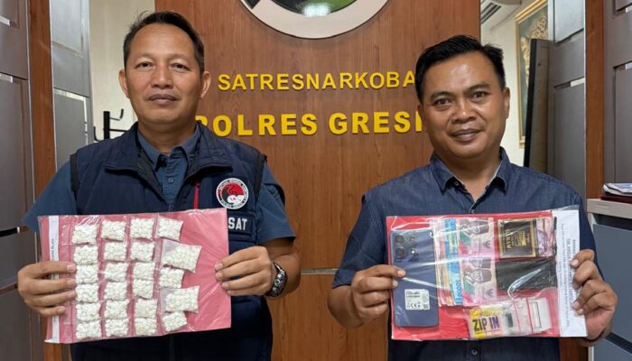 Keberhasilan Polres Gresik, 1.169 Pil Dobel L Berhasil Diamankan dari Peredaran