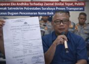 Kasus Dugaan Pencemaran Nama Baik, Publik Minta Polrestabes Surabaya Transparan