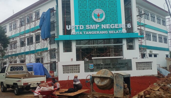 Pembangunan SMP Negeri 6 Tangsel Diduga Molor, Papan Proyek dan Penerapan K3 Dipertanyakan