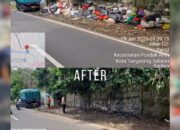 Sigap, Tim Dinas Lingkungan Hidup Pondok Aren Bersama Camat, Lurah Parigi dan Koramil Bersihkan Tumpukan Sampah