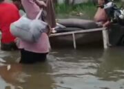 Perumahan Villa Kencana Cikarang Kembali Dilanda Banjir Senin pagi Usai Hujan Deras Sabtu, Minggu