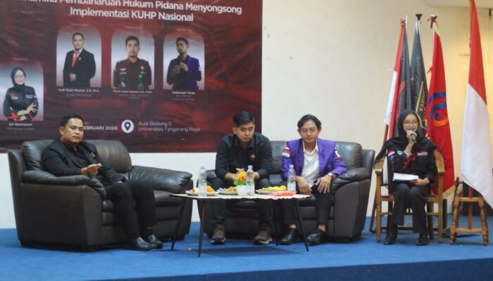Himpunan Mahasiswa Hukum UNTARA Soroti Tantangan Implementasi KUHP Nasional dalam Seminar Akademik