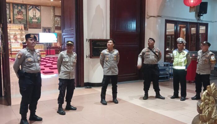 Polsek Curug Jaga Kamtibmas Imlek 2026 Sambut Momen dengan Silaturahmi Antar Umat Beragama