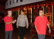 Pastikan Imlek Kondusif, Kapolres Gresik Tinjau Pengamanan di Klenteng Kim Hin Kiong
