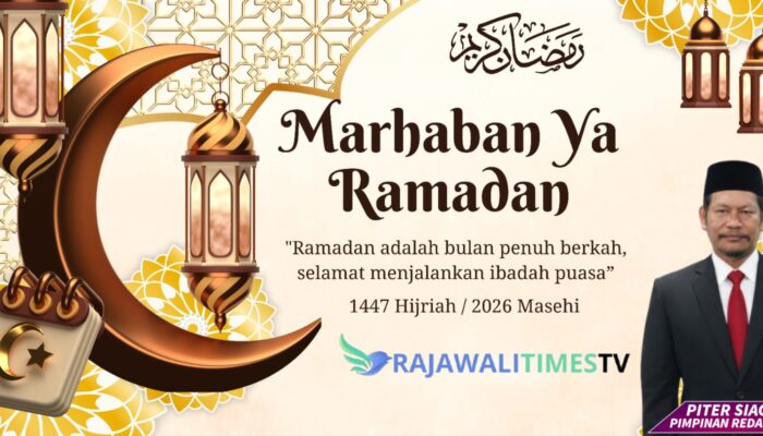 Segenap Keluarga Besar PT. Media Inti Rajawalitimes Nusantara Mengucapkan selamat Menunaikan Ibadah Puasa 1447 H.