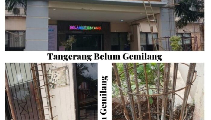 Proyek Tampilan Gedung Depan Kantor Kecamatan Tigaraksa Menuai Sorotan Publik Menandakan Tangerang Belum Gemilang