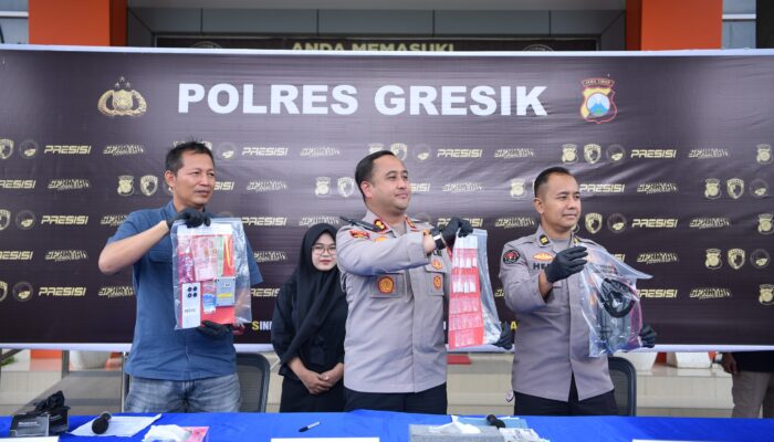 Polres Gresik Gagalkan Peredaran Sabu 51 Gram, Residivis AS Kembali Masuk Bui