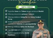 Kapolsek Gunung Anyar Keluarkan Himbauan Kamtibmas Ramadhan 1447 H, Warga Gunung Anyar Diminta Tertib dan Waspada
