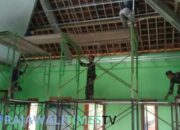 Satgas TMMD 127 Kodim Wonogiri Rehab Masjid Al Huda Demi Kenyamanan Warga Saat Beribadah