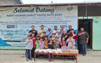 Polres Batu Bara Ulurkan Tangan, Berbagi Kebahagiaan Ramadan Bersama Anak Yatim di Panti Asuhan Darut Taufiq   
