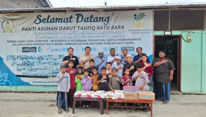 Polres Batu Bara Ulurkan Tangan, Berbagi Kebahagiaan Ramadan Bersama Anak Yatim di Panti Asuhan Darut Taufiq   