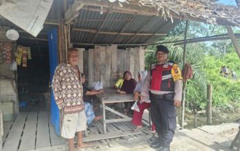 Bhabinkamtibmas Polsek Medang Deras Intensifkan Sosialisasi Antisipasi Kejahatan dan Geng Motor selama Bulan Ramadan