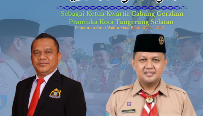 Marhadi Ucapkan Selamat atas Terpilihnya Deden Deni sebagai Ketua Kwartir Cabang Pramuka Kota