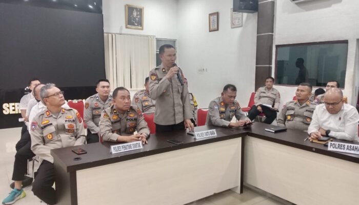 Kabag SDM Polres Batu Bara Laporkan Kegiatan Penelitian Puslitbang Polri di Aula Polres Serdang Bedagai   
